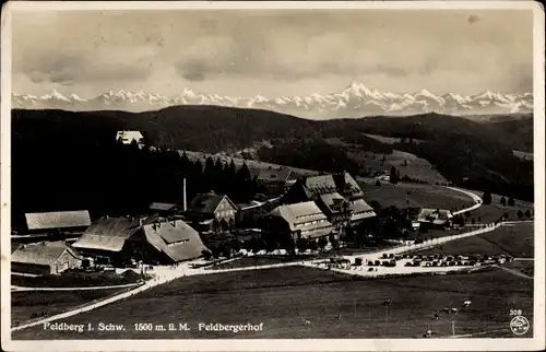 Ak Feldberg im Schwarzwald, Gesamtansicht, Feldbergerhof