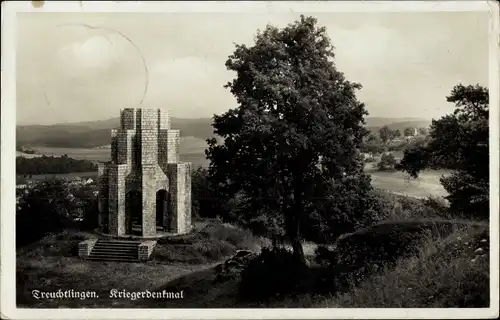 Ak Treuchtlingen im Altmühltal Mittelfranken, Kriegerdenkmal