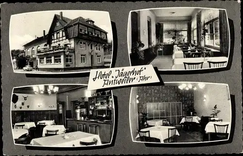 Ak Antweiler Ahr Rheinland Pfalz, Hotel Jägerhof, Speisezimmer