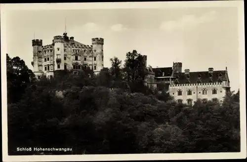 Ak Hohenschwangau Schwangau im Ostallgäu, Schloss