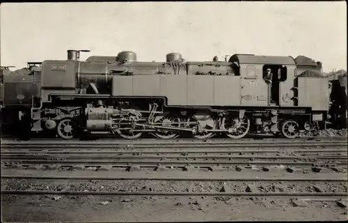 Foto Ak Locomotive Francaise, Loco Tender de l'Est (banlieue) Type Mikado 141 704