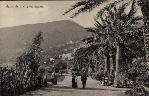 Ak Ospedaletti Liguria, La Passeggiata