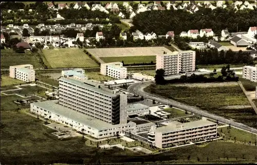 Ak Hansestadt Bremen, Zentralkrankenhaus Links der Weser, Luftbild