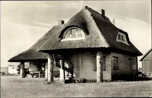Ak Vitte Hiddensee Ostsee, Haus Paula an der Strandpromenade