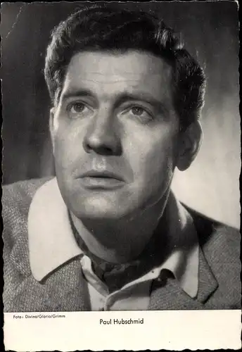 Ak Schauspieler Paul Hubschmid, Portrait