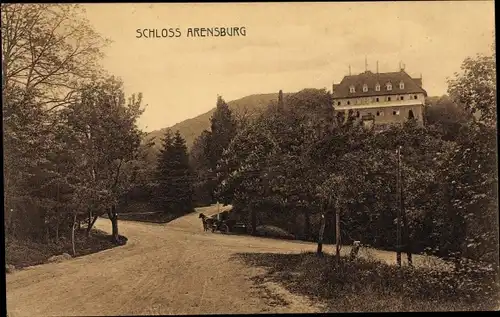 Ak Steinbergen Rinteln in Niedersachsen, Schloss Arensburg