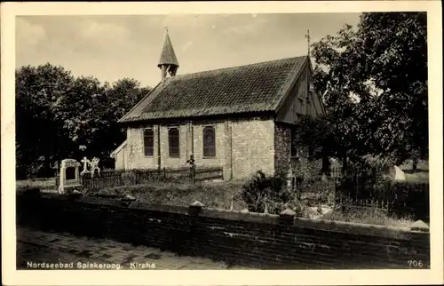 Ak Nordseebad Spiekeroog in Ostfriesland, Kirche