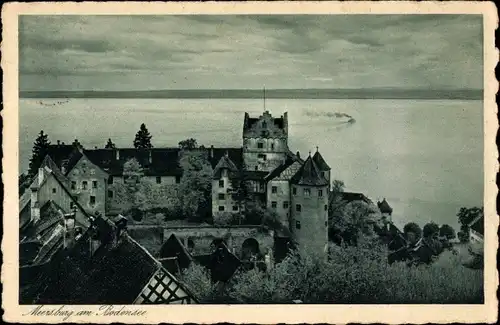 Ak Meersburg am Bodensee, Burg am Bodensee