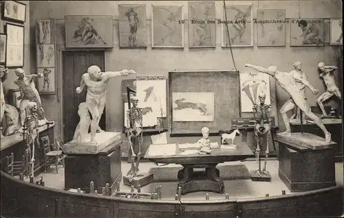 Ak Paris VI., Ecole des Beaux Arts, Amphitheatre d'Anatomie