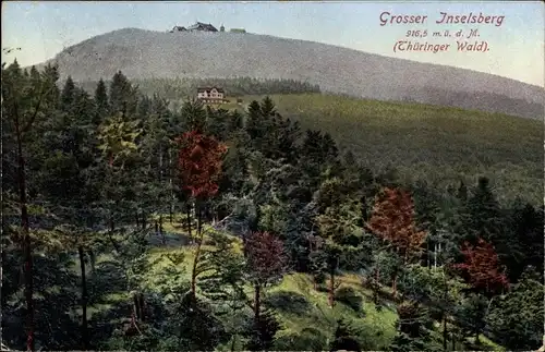 Ak Brotterode Trusetal in Thüringen, Grosser Inselsberg, Preussischer Hof