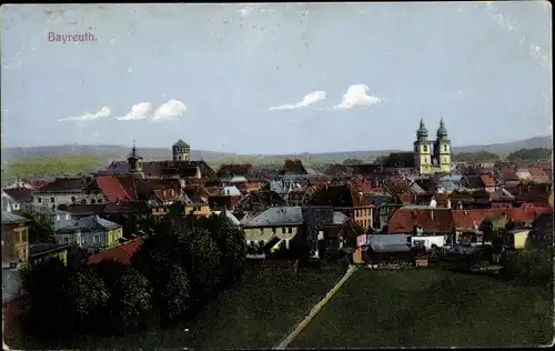 Ak Bayreuth in Oberfranken, Gesamtansicht