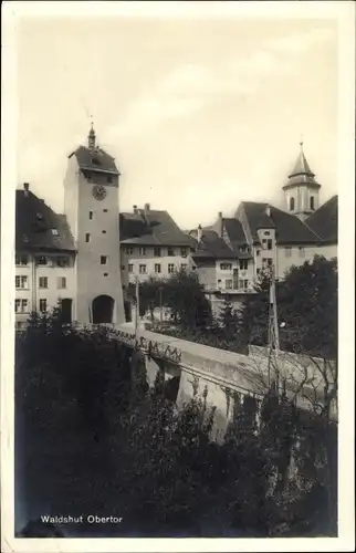 Ak Waldshut Tiengen am Hochrhein, Obertor