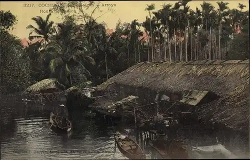 Ak Saigon Cochinchine Vietnam, Route de Cholon