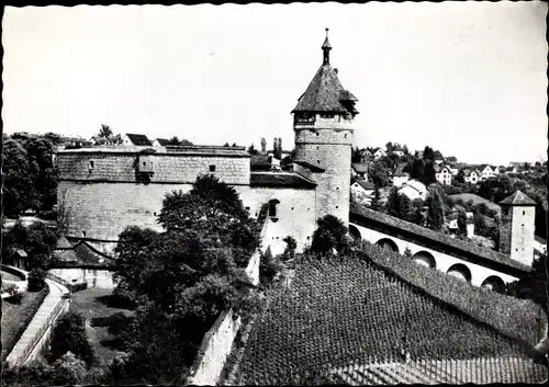 Ak Schaffhausen am Rhein Schweiz, Munot, Teilansicht