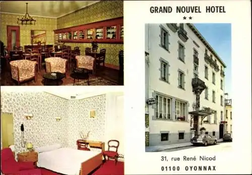 Ak Oyonnax Ain, Grand Nouvel Hotel, 31 rue René Nicod