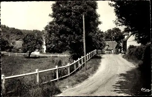 Ak Savignies Oise, Route d'Armentieres