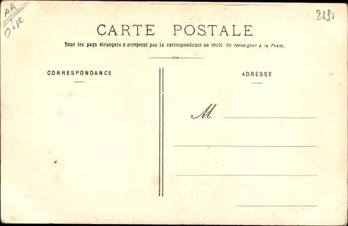 Ak Verberie Oise, Entree du Pont vers le Port Salut