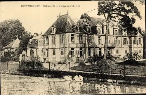 Ak Nettancourt Lothringen Meuse, Chateau de la Grange aux Champs