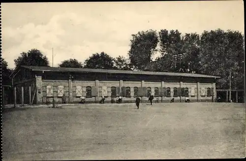 Ak Magdeburg an der Elbe, Partie im Kriegsgefangenenlager