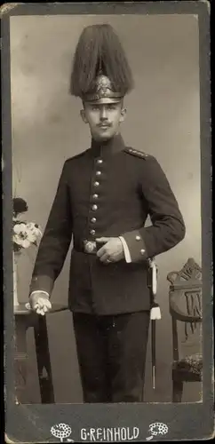 Foto Deutscher Soldat in Uniform, Standportrait