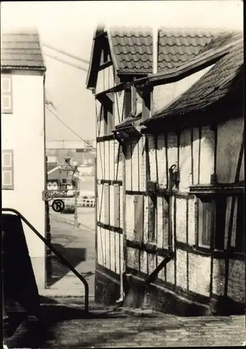 Foto Ak Rodenkirchen Köln am Rhein, Fachwerkhaus, Gasse