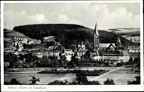 Ak Neheim Hüsten im Sauerland, Panorama vom Ort