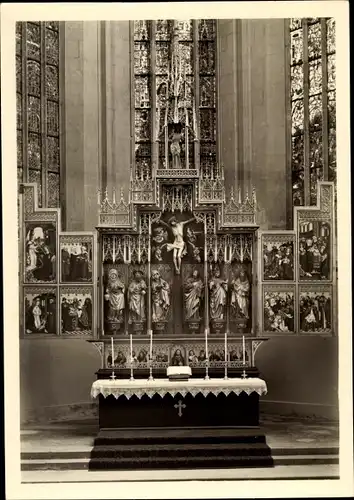 Ak Rothenburg ob der Tauber Mittelfranken, Evangelische Pfarrkirche St. Jakob