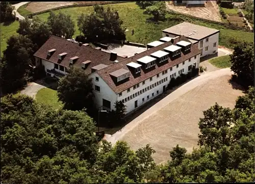 Ak Wiehl im Oberbergischen Kreis, Jugendherberge, Luftbild