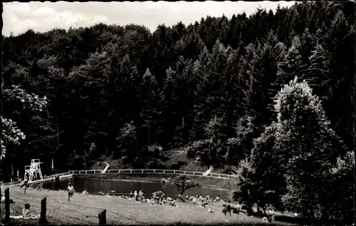 Ak Beerfelden Oberzent im Odenwald, Waldseebad