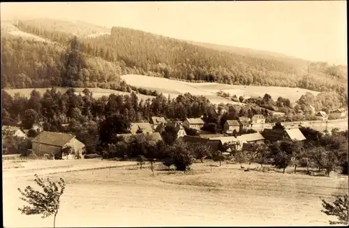 Ak Obercarsdorf Dippoldiswalde im Erzgebirge, Ort mit Umgebung