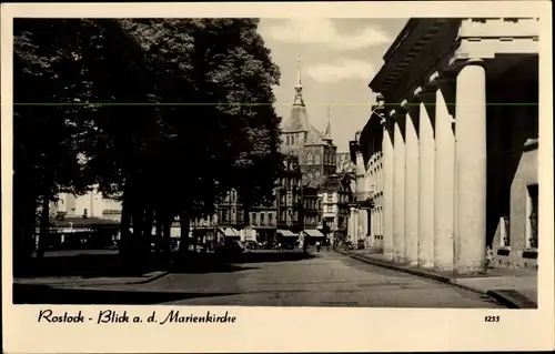 Ak Hansestadt Rostock, Marienkirche