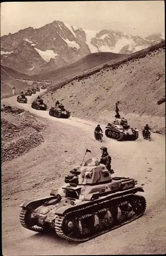 Ak Chars en Montagne, Französische Panzer