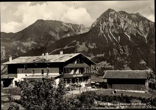Ak Oberstdorf im Oberallgäu, Berggasthof Café Jägersberg
