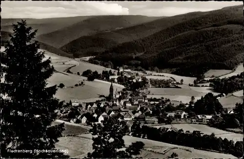 Ak Fleckenberg Schmallenberg im Sauerland, Panorama
