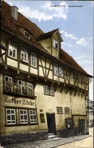 Ak Lutherstadt Eisenach in Thüringen, Lutherstube