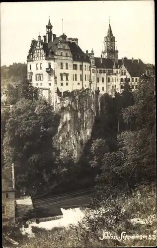 Foto Ak Sigmaringen an der Donau Baden Württemberg, Schloss