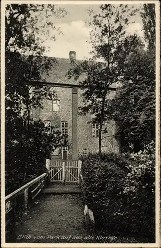 Ak Cismar Grömitz in Holstein, Landesjugendheim im alten Kloster, Parkpartie