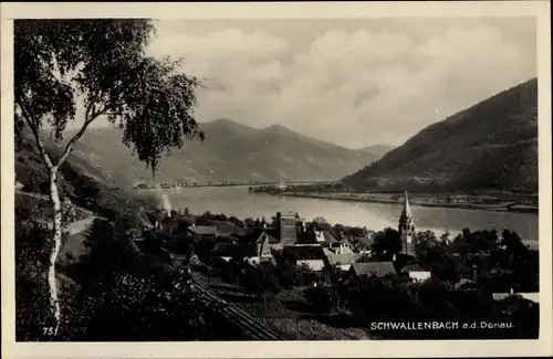 Ak Schwallenbach Spitz in Niederösterreich, Gesamtansicht