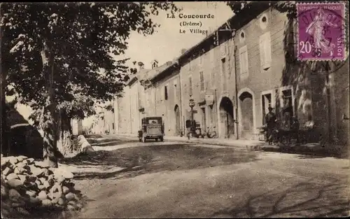 Ak La Coucourde Drôme, Le Village