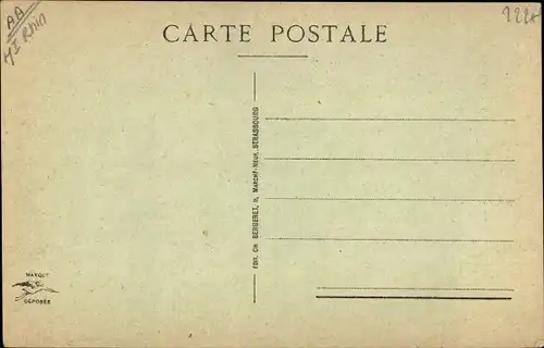 Ak Colmar Kolmar Elsass Haut Rhin, Avenue de la République