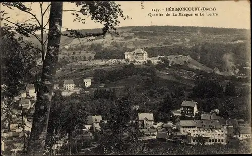 Ak Hérimoncourt Doubs, Quartier de La Mangue et Le Tertre