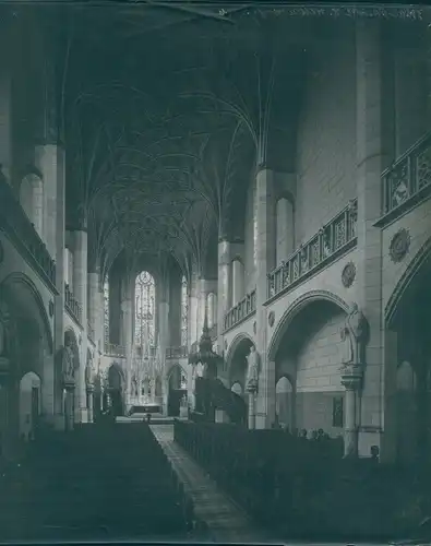 Foto Lutherstadt Wittenberg, Schlosskirche, Innenansicht, Altar, Kanzel