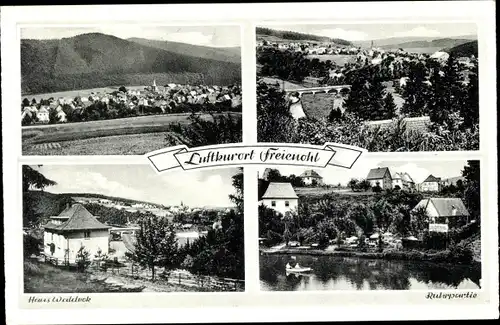 Ak Freienohl Meschede im Sauerland, Gesamtansicht, Haus Westelock