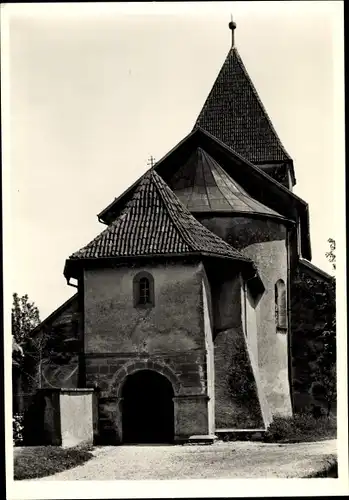 Ak Oberzell Insel Reichenau im Bodensee, Stiftskirche St. Georg