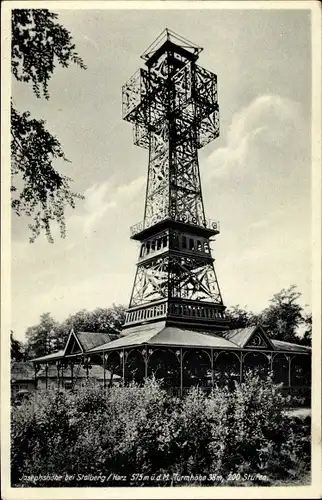 Ak Josephshöhe Stolberg Südharz, Bergstüb'l Josephskreuz