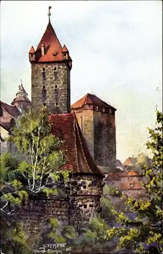 Künstler Ak Sollmann, Nürnberg, Luginsland