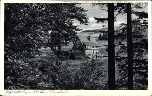 Ak Brilon im Sauerland, Jugendherberge