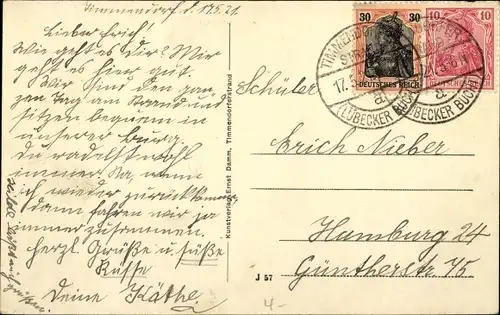 Ak Ostseebad Timmendorfer Strand, Frauen beim Baden