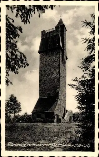 Ak Neunkirchen im Odenwald Modautal, Kaiserturm auf der Neunkircher Höhe