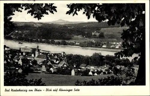 Ak Niederbreisig Bad Breisig am Rhein, Blick auf Hönninger Seite